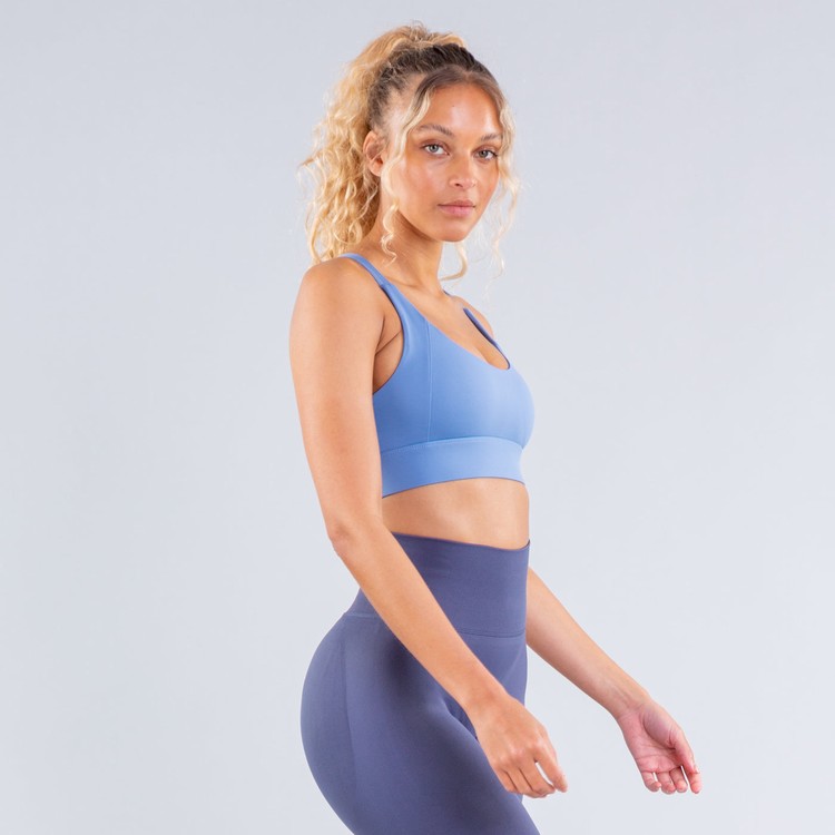 Dámské Sportovní Podprsenky Dfyne Origin High-Support Světle Blankyt | IEFQGUM-09